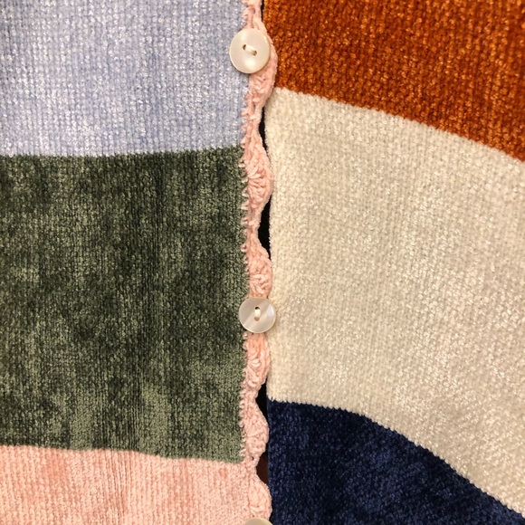 JSong Patchwork Velour Sweater - Picture 5 of 9